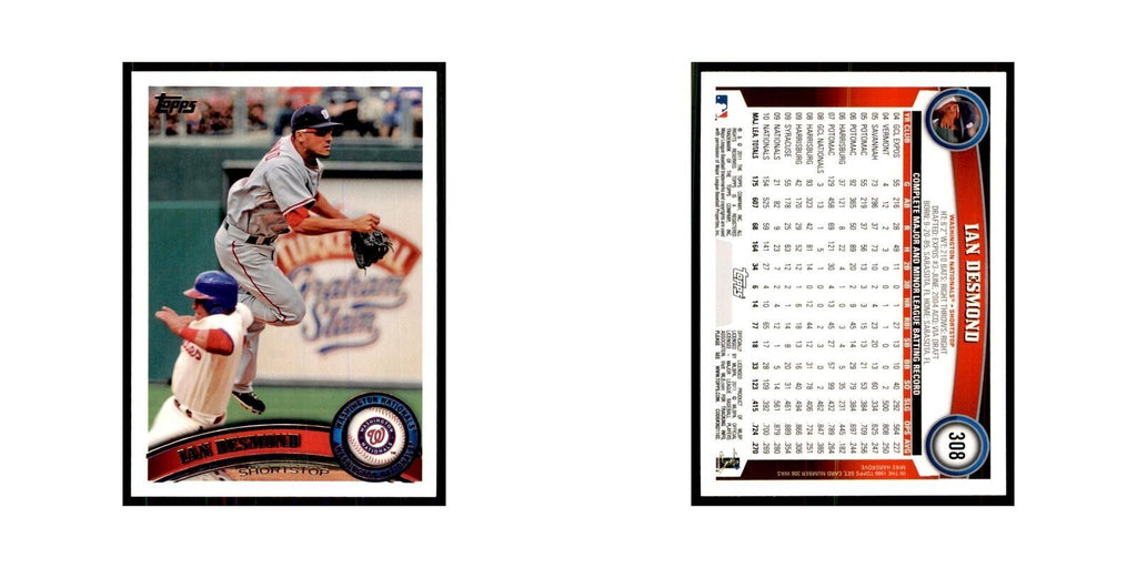 2011 Topps Ian Desmond Baseball Cards #308