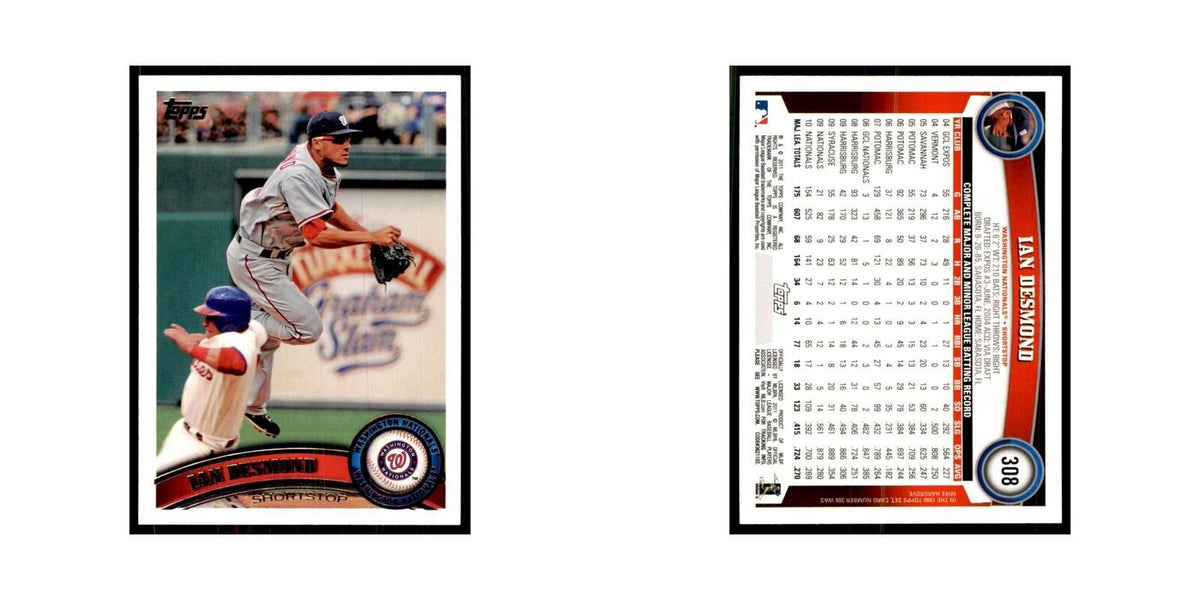 2011 Topps Ian Desmond Baseball Cards #308