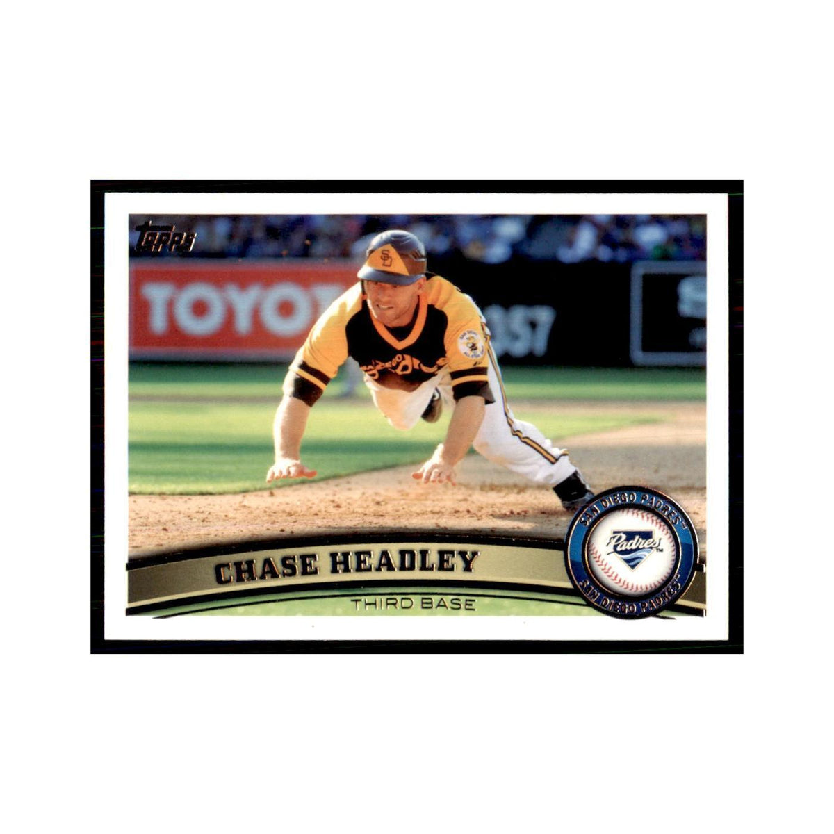 2011 Topps Chase Headley Baseball Cards #206