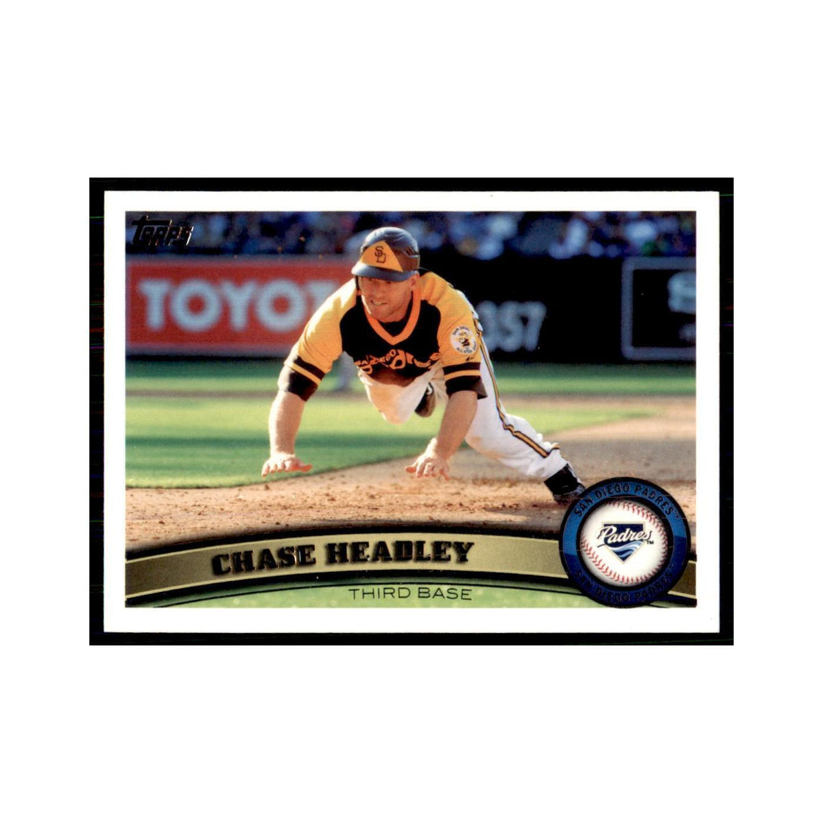 2011 Topps Chase Headley Baseball Cards #206