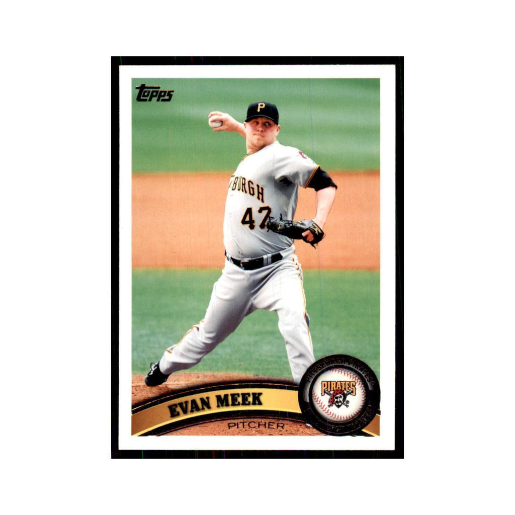 2011 Topps Evan Meek Baseball Cards #125