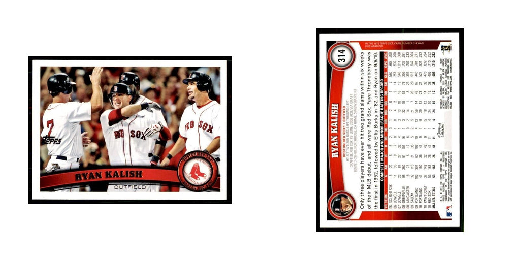 2011 Topps Ryan Kalish Baseball Cards #314