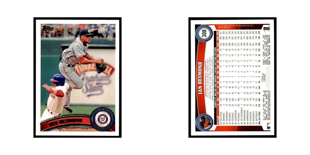2011 Topps Ian Desmond Baseball Cards #308