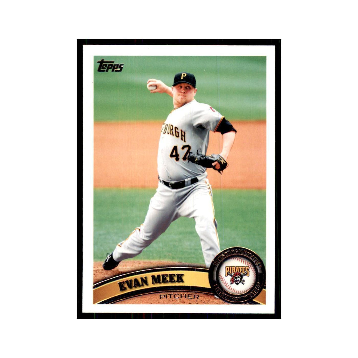 2011 Topps Evan Meek Baseball Cards #125