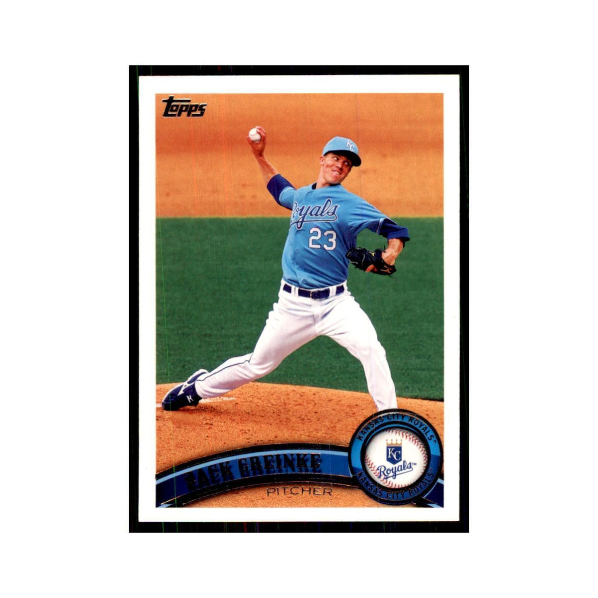 2011 Topps Zack Greinke Baseball Cards #108