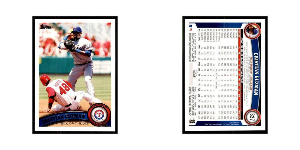 2011 Topps Cristian Guzman Baseball Cards #327