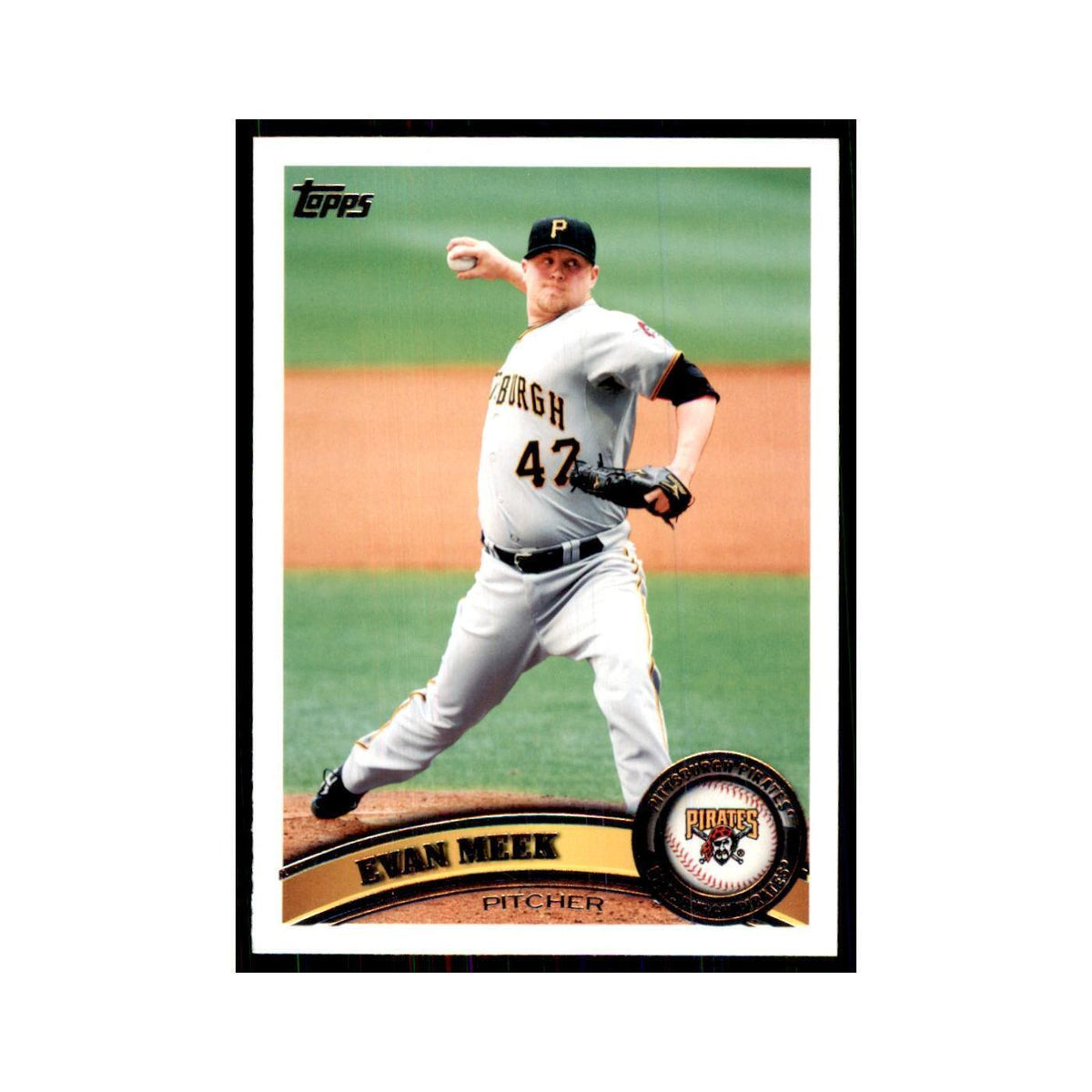 2011 Topps Evan Meek Baseball Cards #125