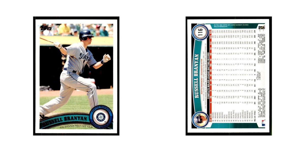 2011 Topps Russell Branyan Baseball Cards #116