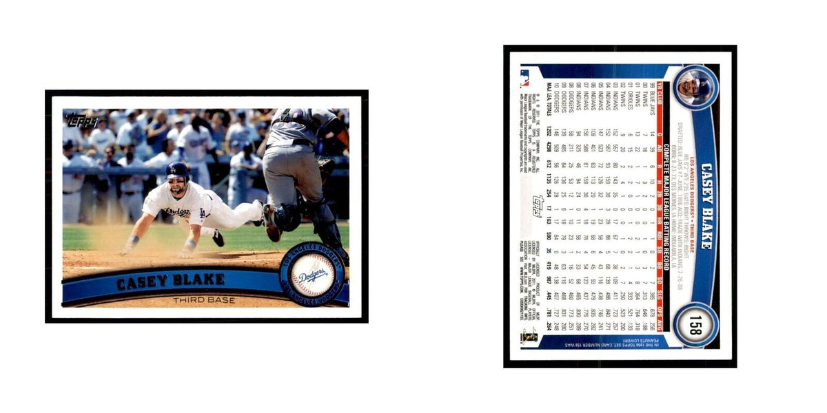 2011 Topps Casey Blake Baseball Cards #158