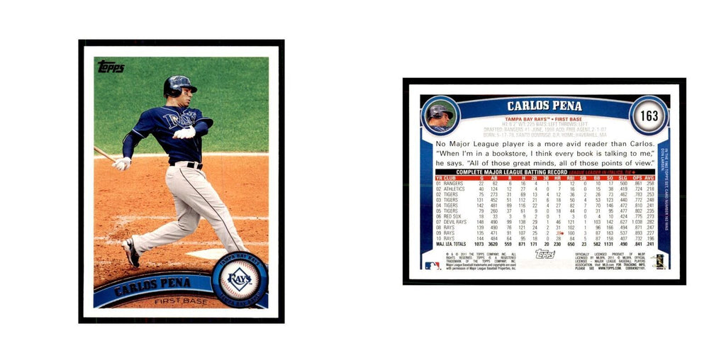 2011 Topps Carlos Pena Baseball Cards #163