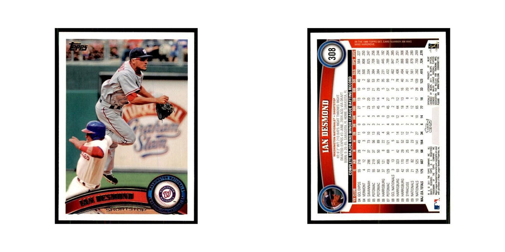 2011 Topps Ian Desmond Baseball Cards #308