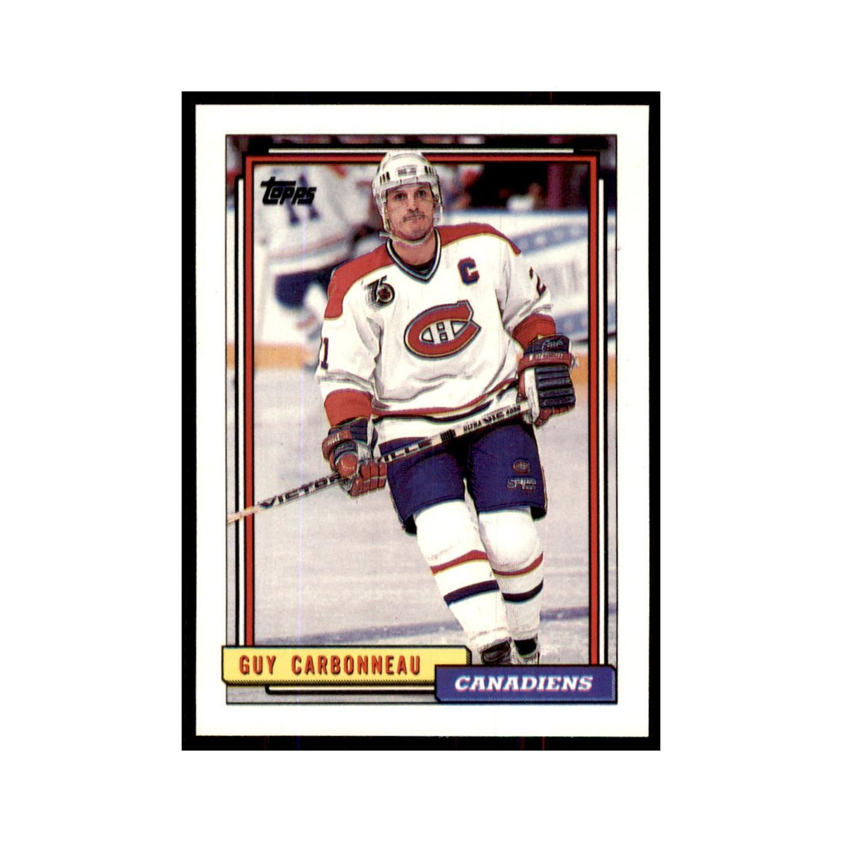Guy Carbonneau 1992 Topps #125 Hockey Cards Hockey Card NM