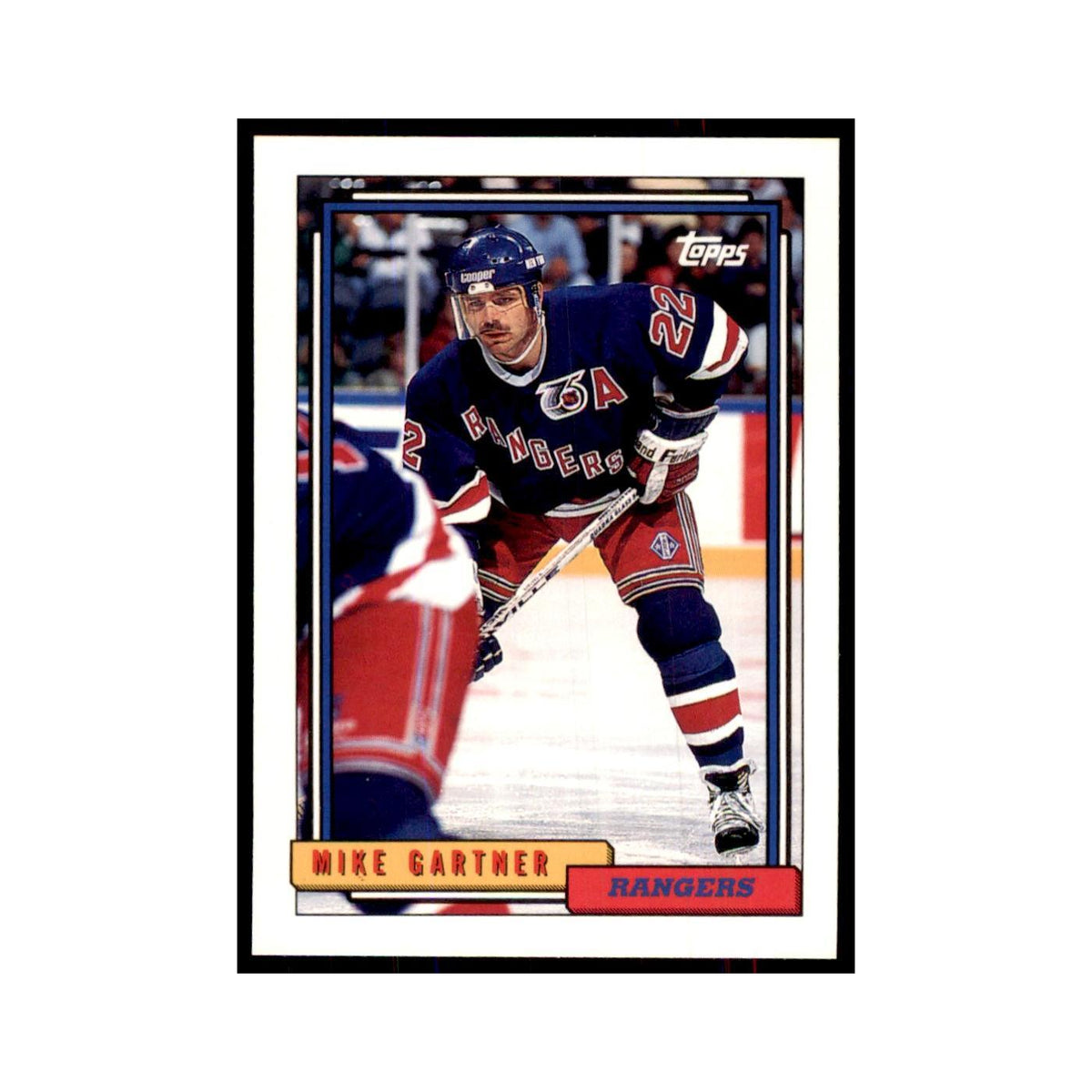 Mike Gartner 1992 Topps #404 Hockey Cards Hockey Card NM