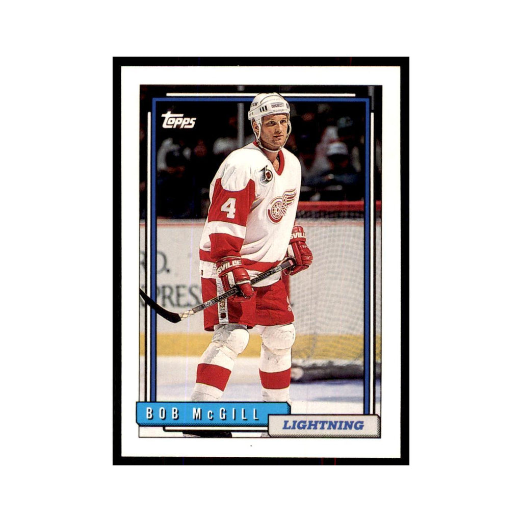 Bob McGill 1992 Topps #209 Hockey Cards Hockey Card NM