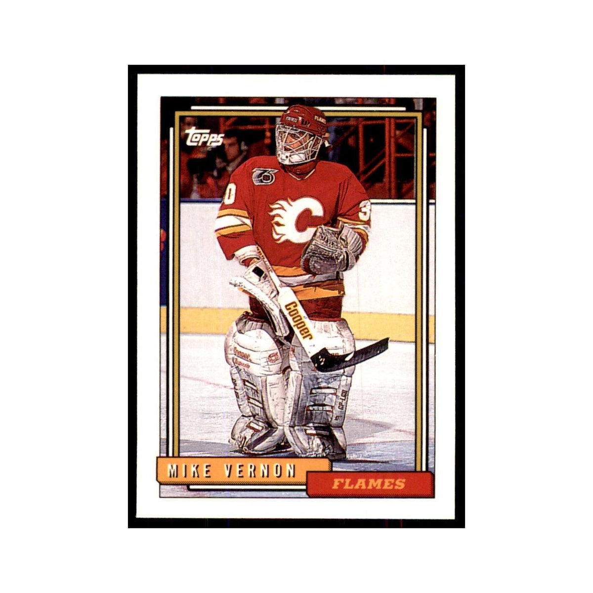 Mike Vernon 1992 Topps #20 Hockey Cards Hockey Card NM
