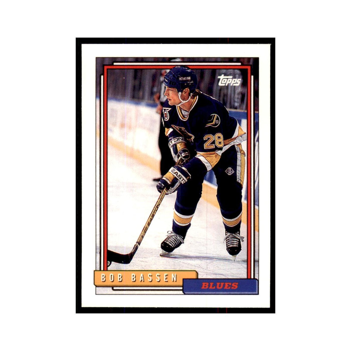 Bob Bassen 1992 Topps #454 Hockey Cards Hockey Card NM