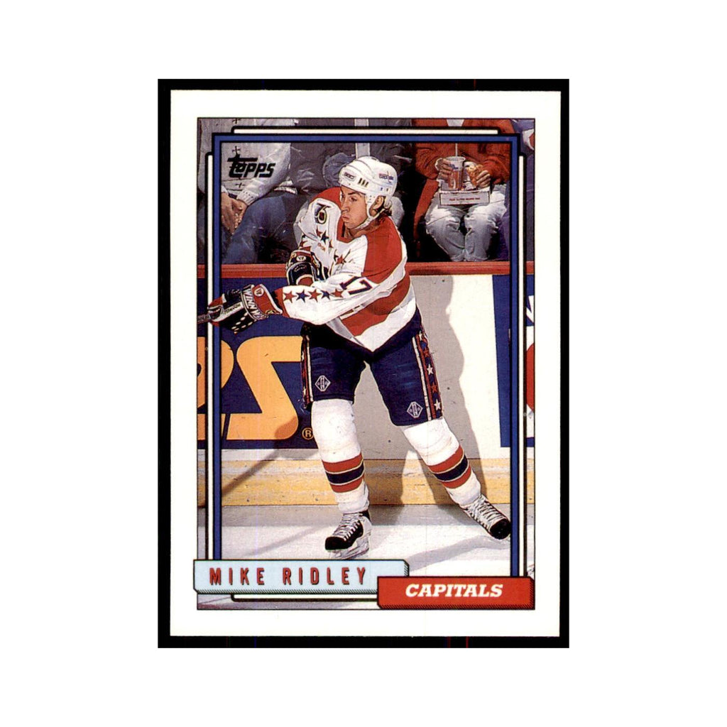 Mike Ridley 1992 Topps #236 Hockey Cards Hockey Card NM