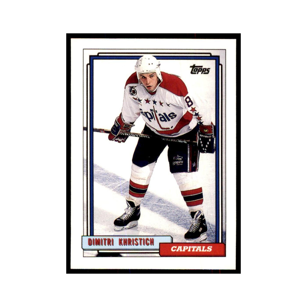 Dmitri Khristich 1992 Topps #470 Hockey Cards Hockey Card NM