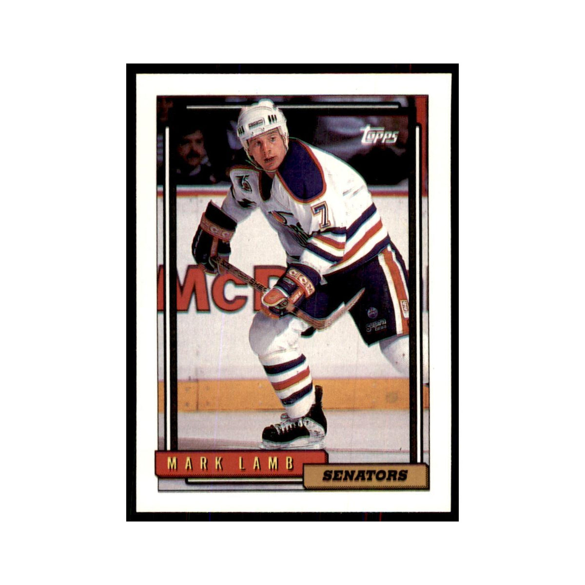 Mark Lamb 1992 Topps #230 Hockey Cards Hockey Card NM