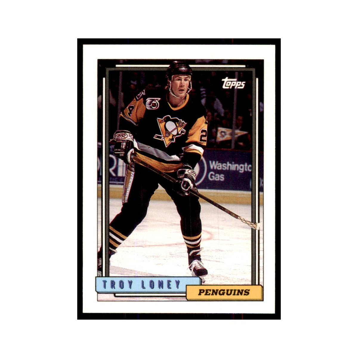 Troy Loney 1992 Topps #397 Hockey Cards Hockey Card NM