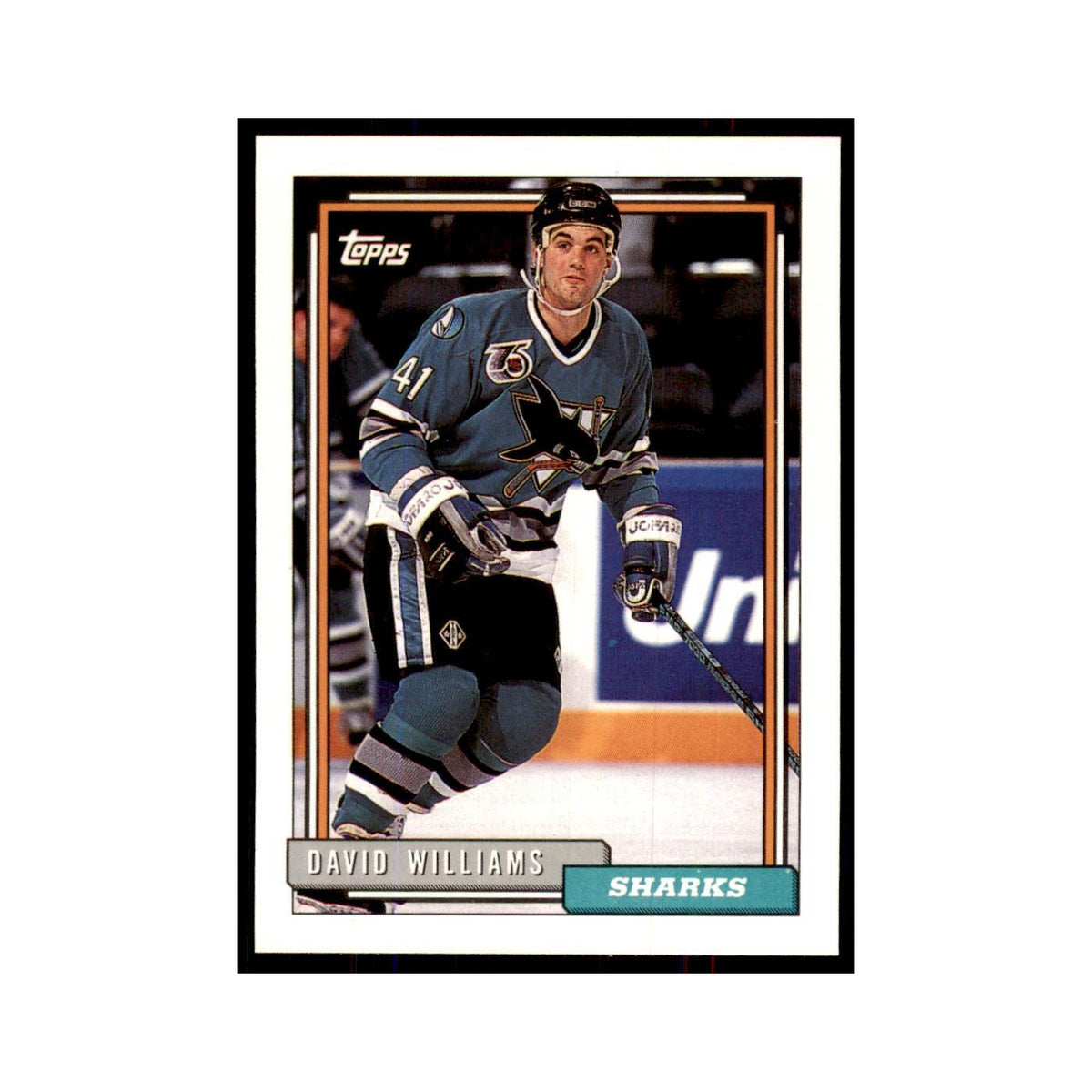 David Williams 1992 Topps #372 Hockey Cards Hockey Card NM