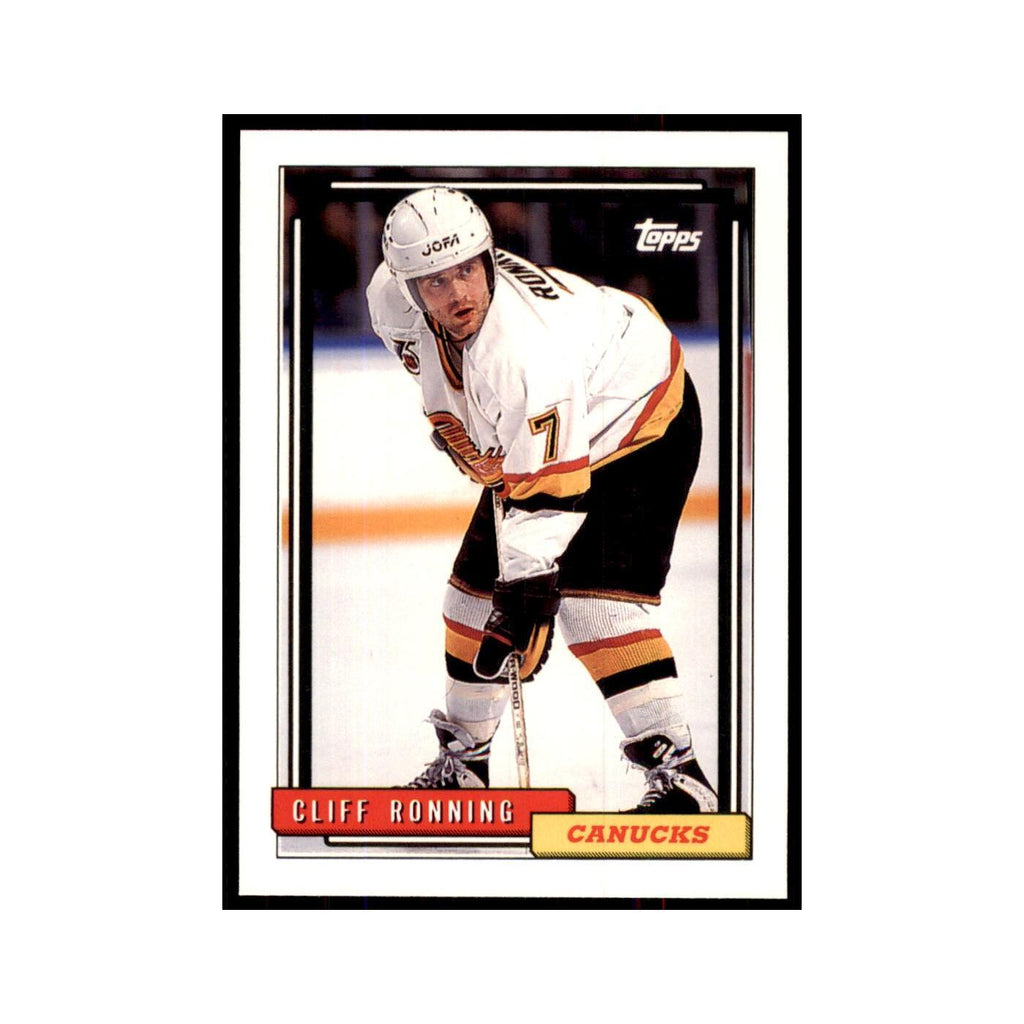 Cliff Ronning 1992 Topps #81 Hockey Cards Hockey Card NM