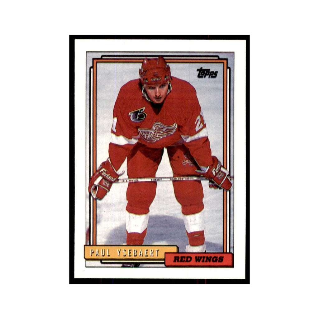 Paul Ysebaert 1992 Topps #58 Hockey Cards Hockey Card NM