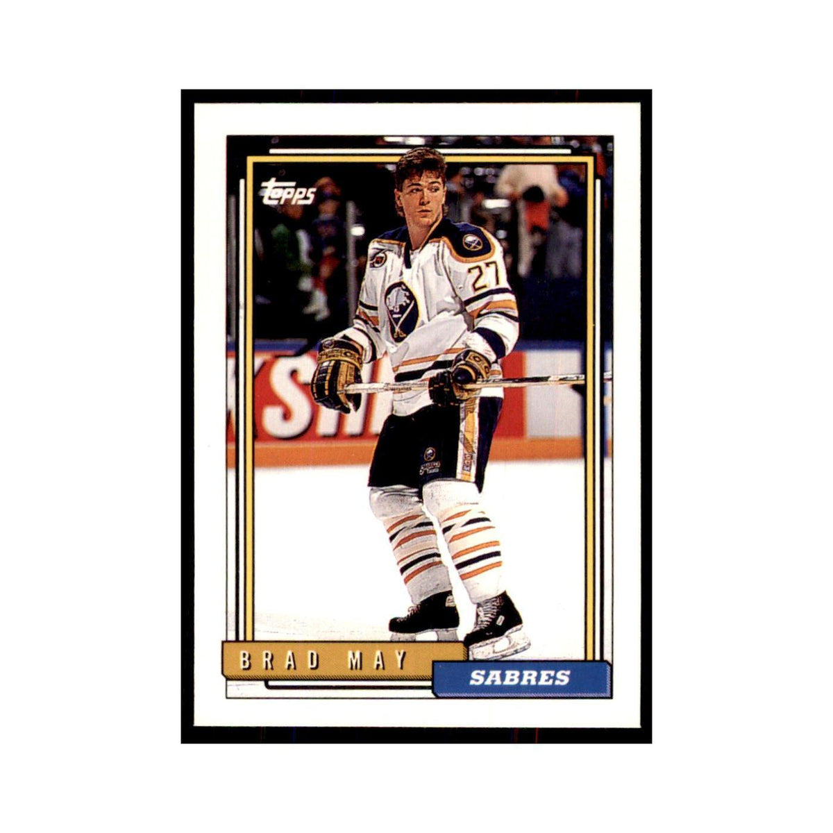 Brad May 1992 Topps #34 Hockey Cards Hockey Card NM