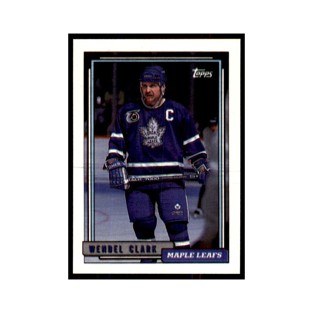 Wendel Clark 1992 Topps #325 Hockey Cards Hockey Card NM