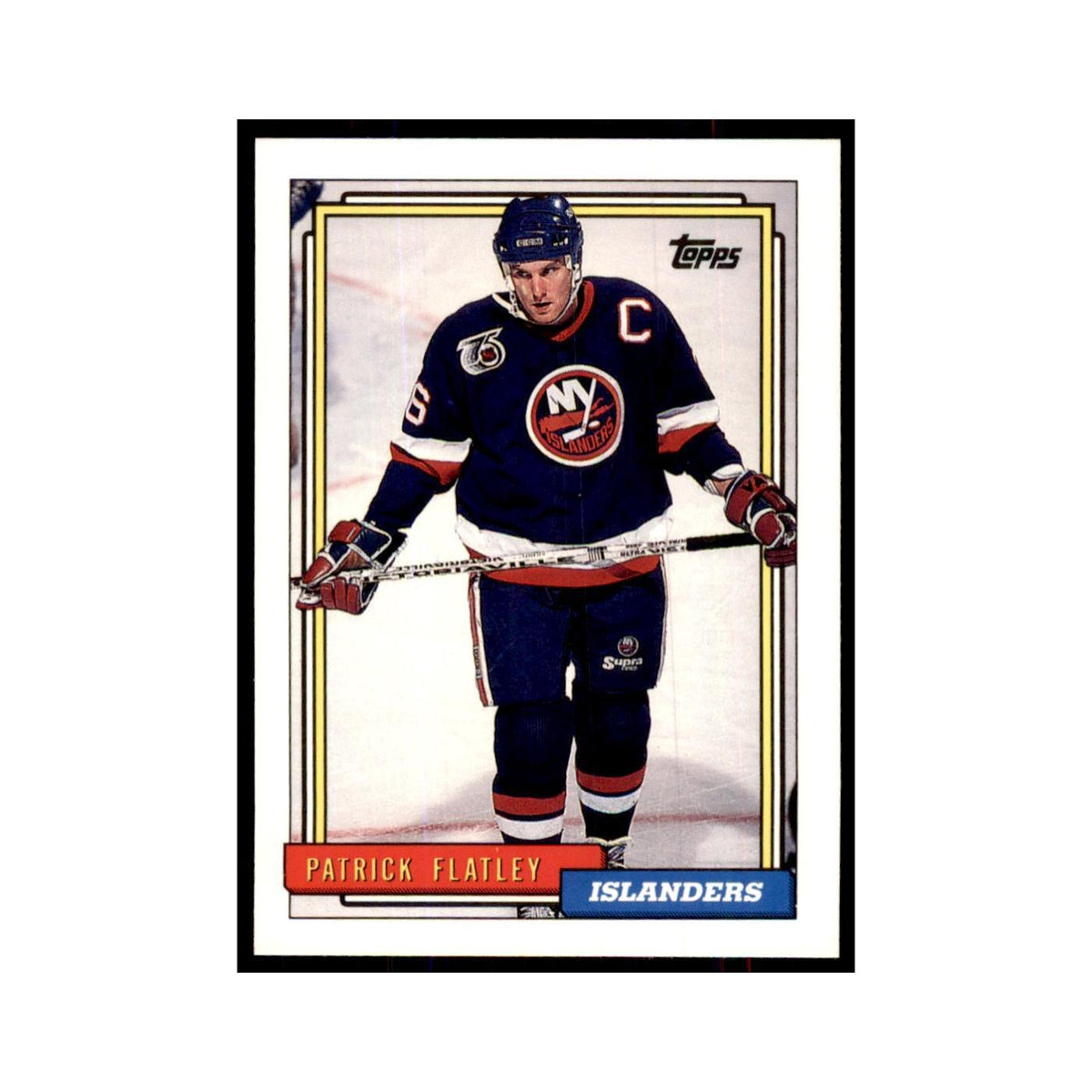 Patrick Flatley 1992 Topps #135 Hockey Cards Hockey Card NM
