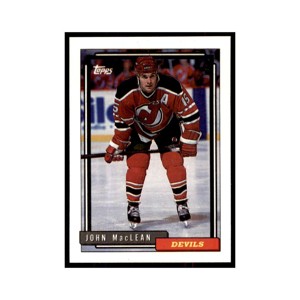 John MacLean 1992 Topps #273 Hockey Cards Hockey Card NM