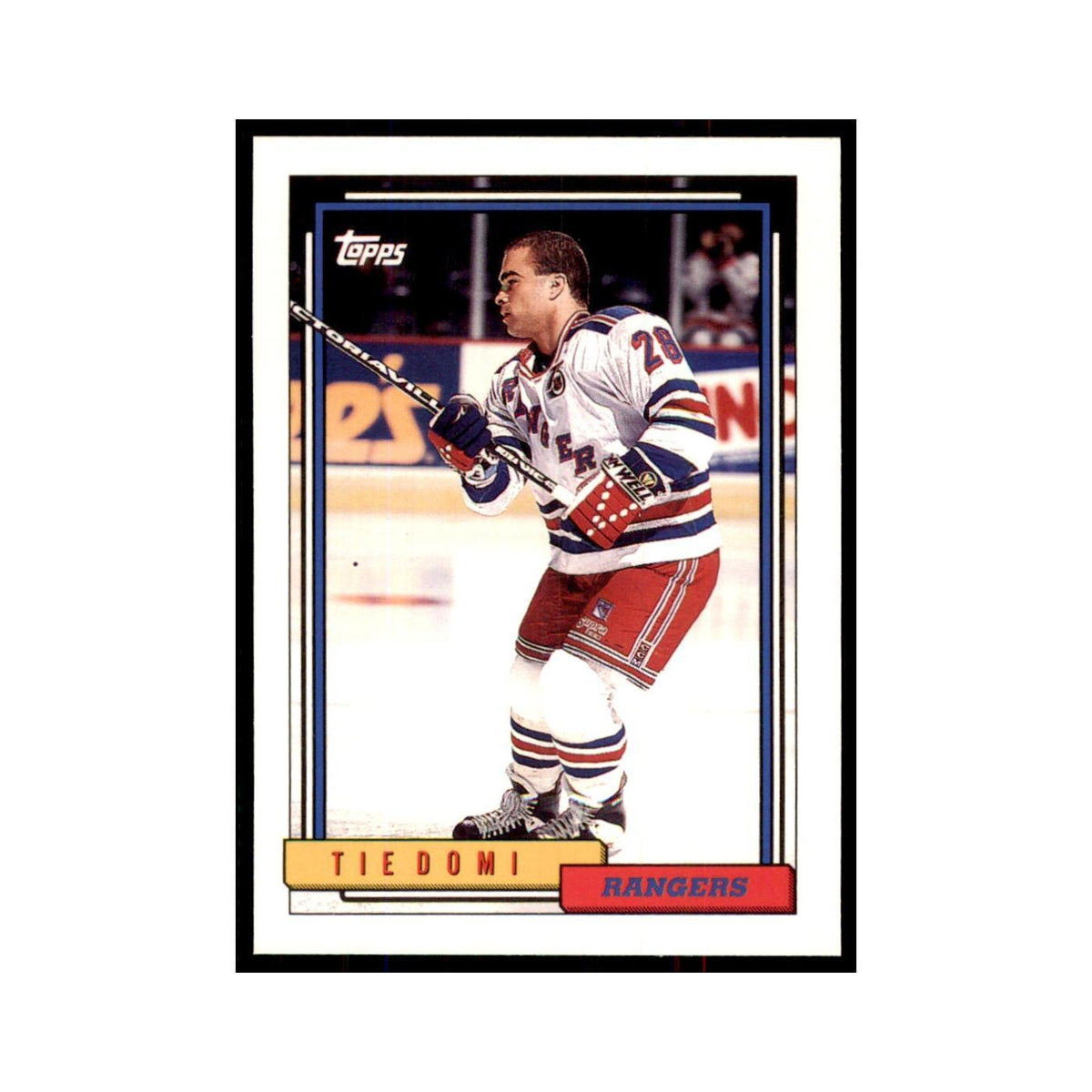 Tie Domi 1992 Topps #395 Hockey Cards Hockey Card NM