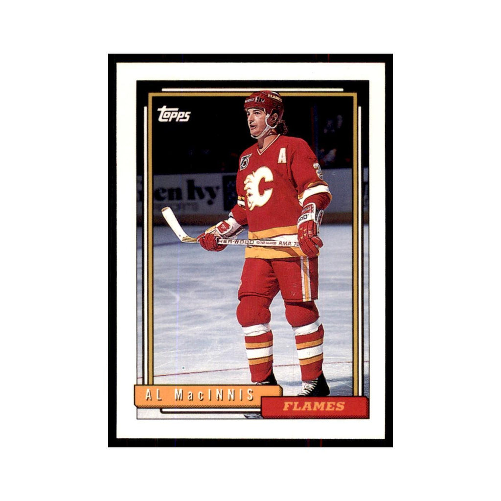 Al MacInnis 1992 Topps #452 Hockey Cards Hockey Card NM