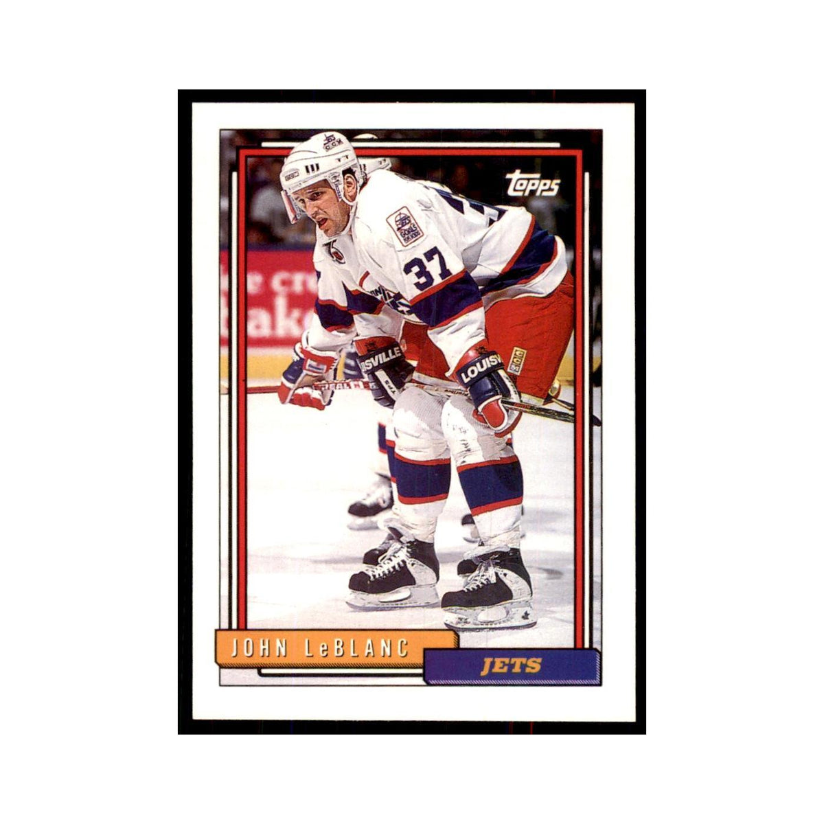 John LeBlanc 1992 Topps #88 Hockey Cards Hockey Card NM