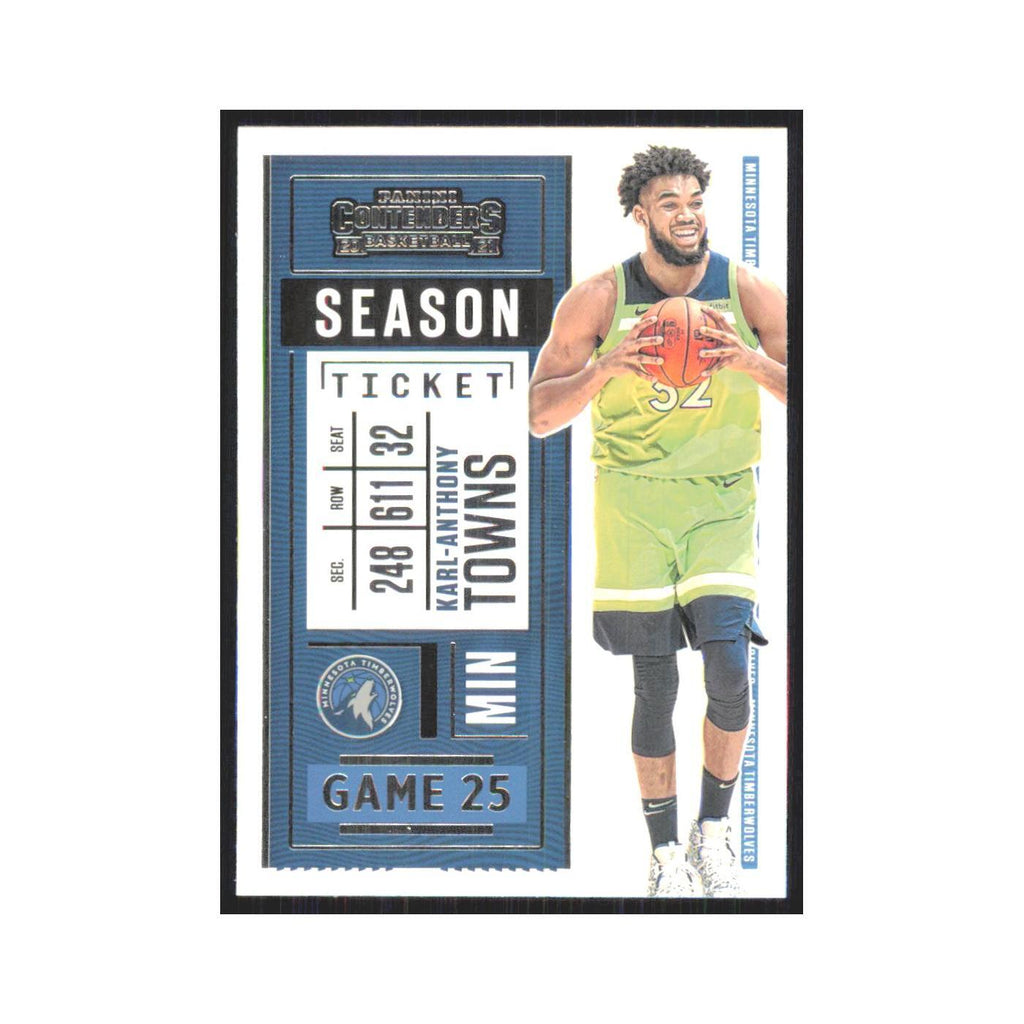 Karl-Anthony Towns 2020 Panini Contenders #67 Minnesota Timberwolves NM