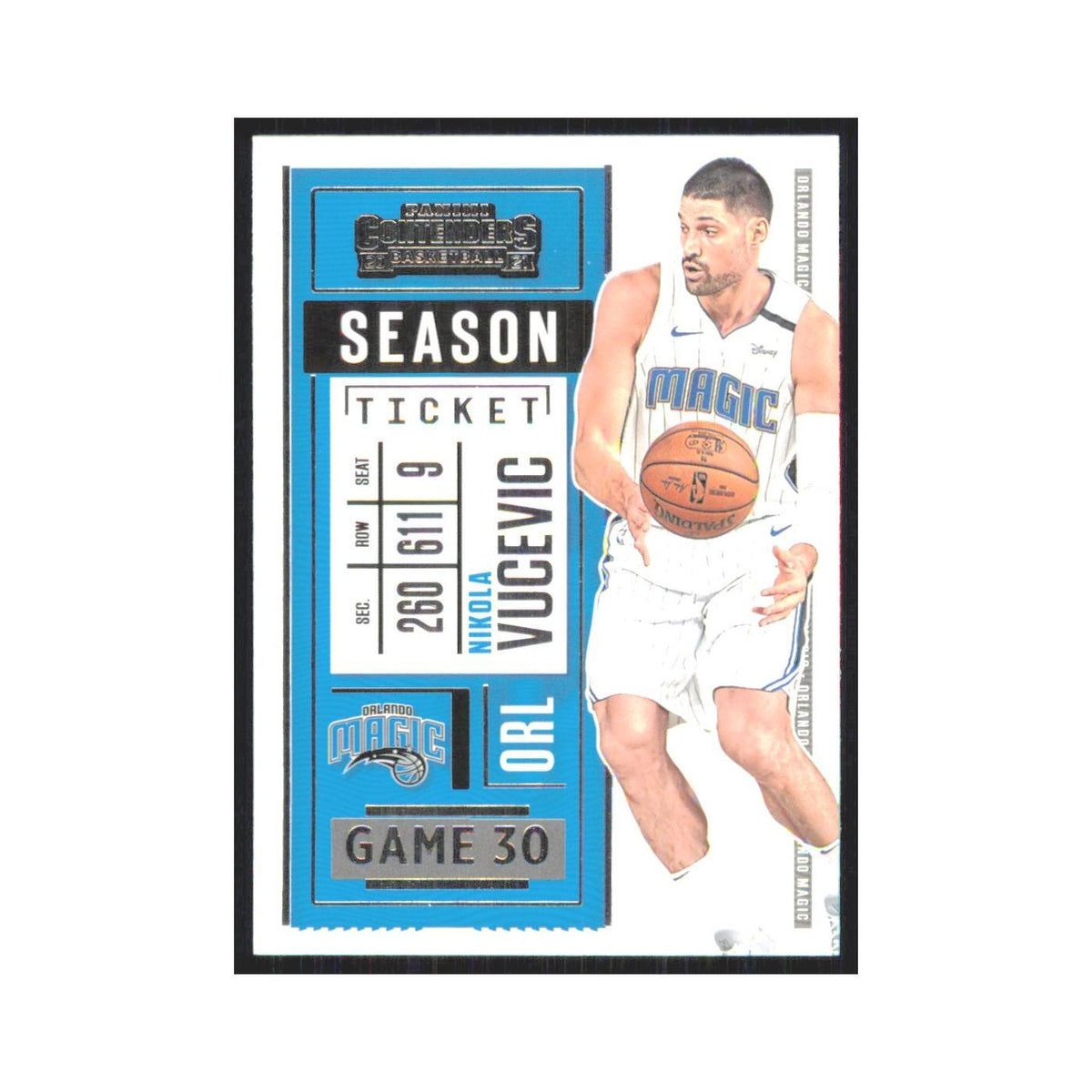 Nikola Vucevic 2020 Panini Contenders #31 Orlando Magic Basketball Card NM