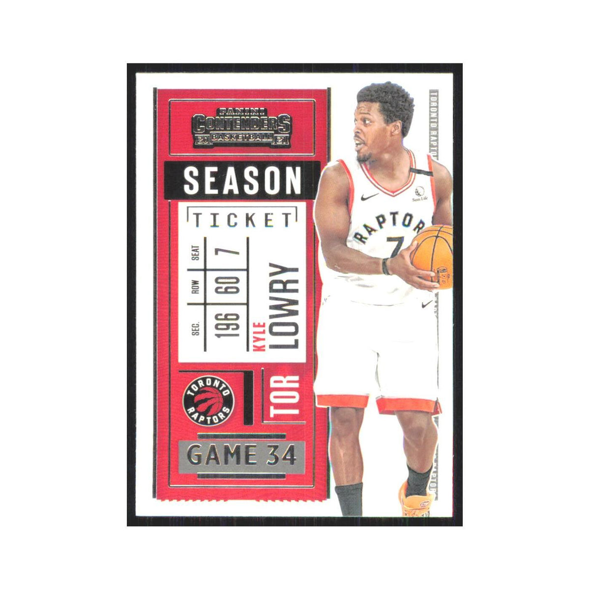 Kyle Lowry 2020 Panini Contenders #55 Toronto Raptors Basketball Card NM