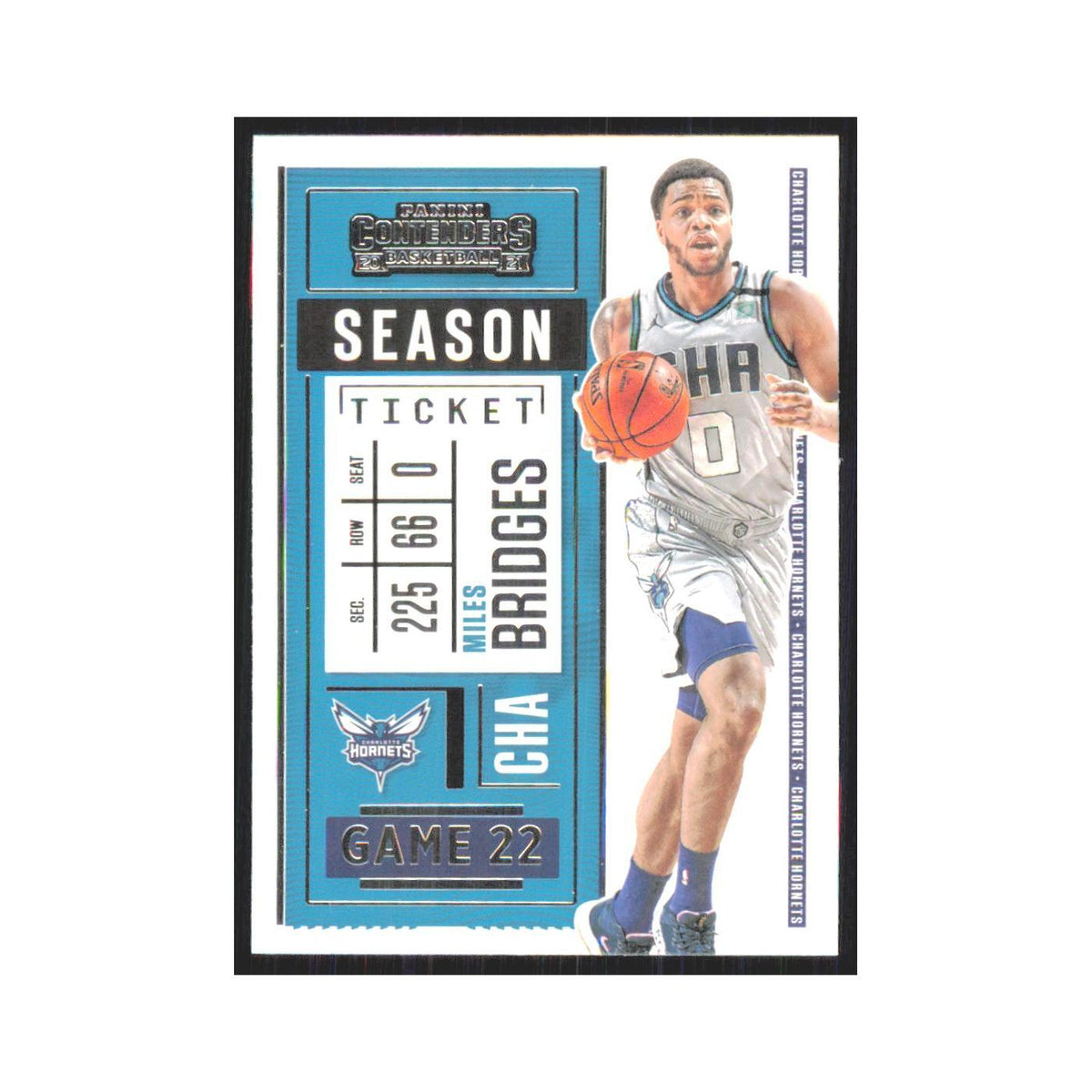Miles Bridges 2020 Panini Contenders #54 Charlotte Hornets Basketball Card NM