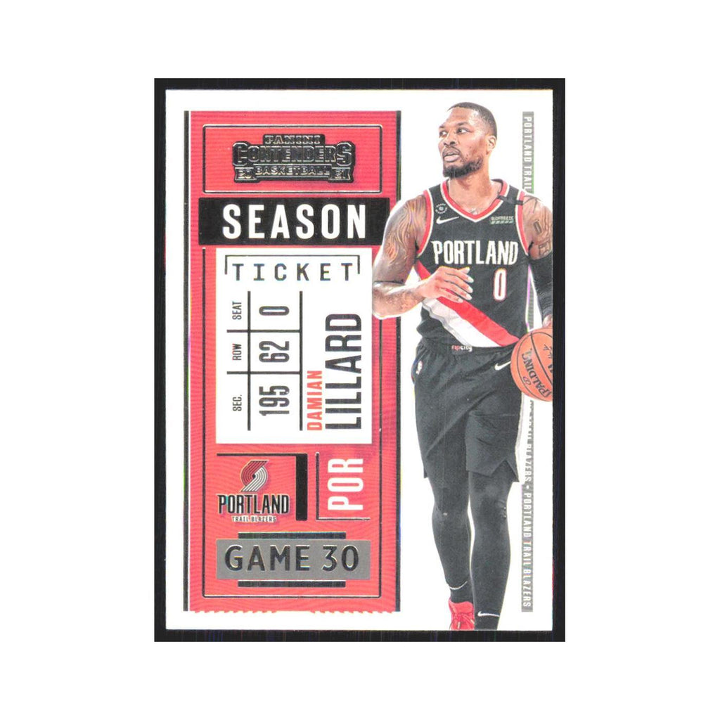 Damian Lillard 2020 Panini Contenders #17 Portland Trail Blazers NM