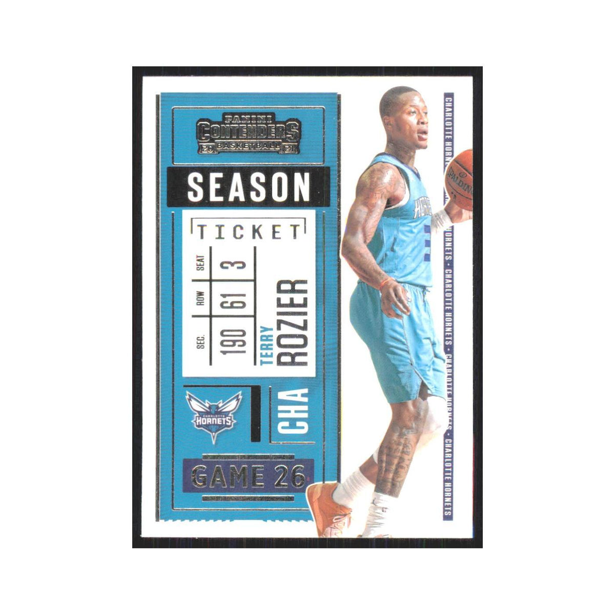 Terry Rozier 2020 Panini Contenders #35 Charlotte Hornets Basketball Card NM
