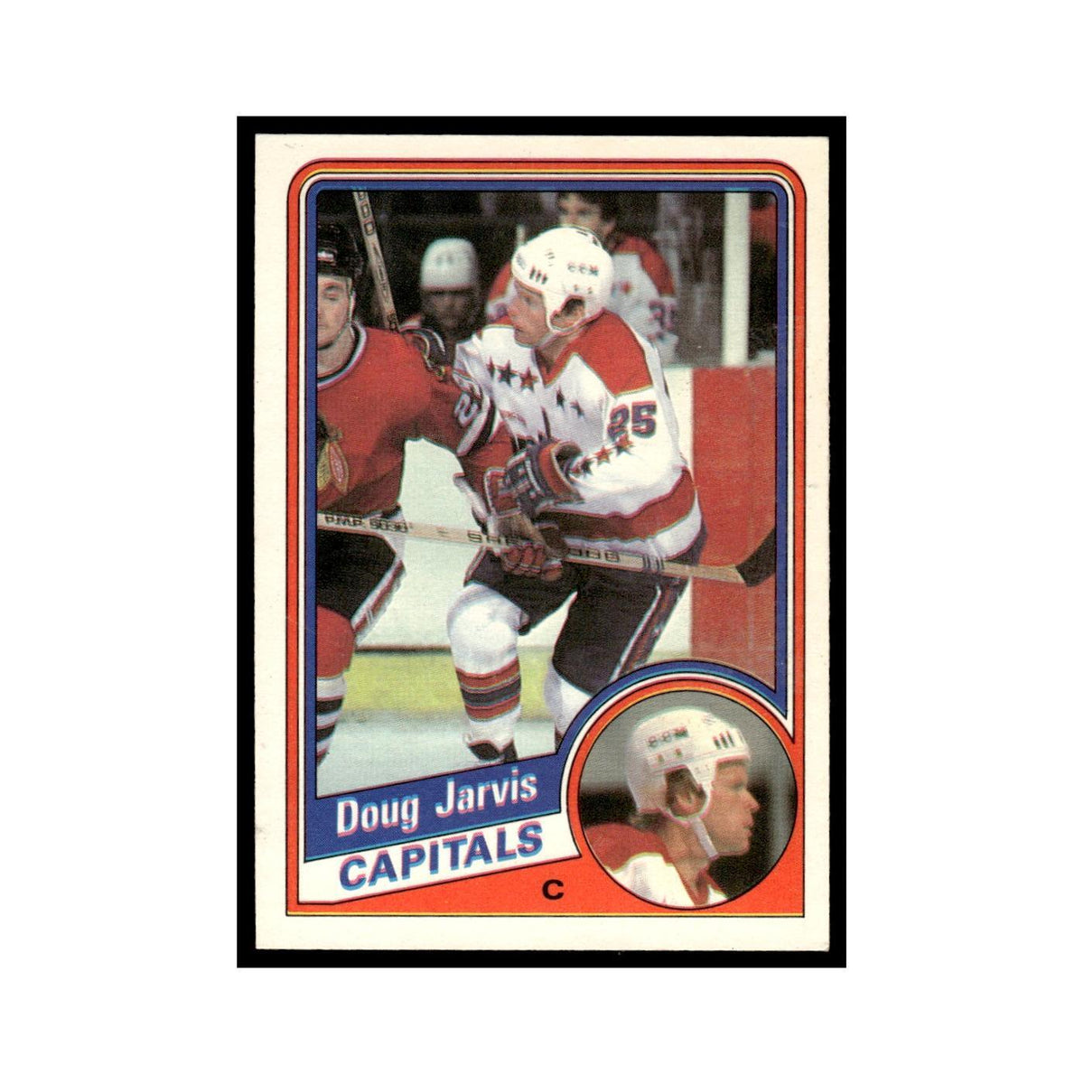 Doug Jarvis 1984 O-Pee-Chee #200 Washington Capitals Hockey Card EX