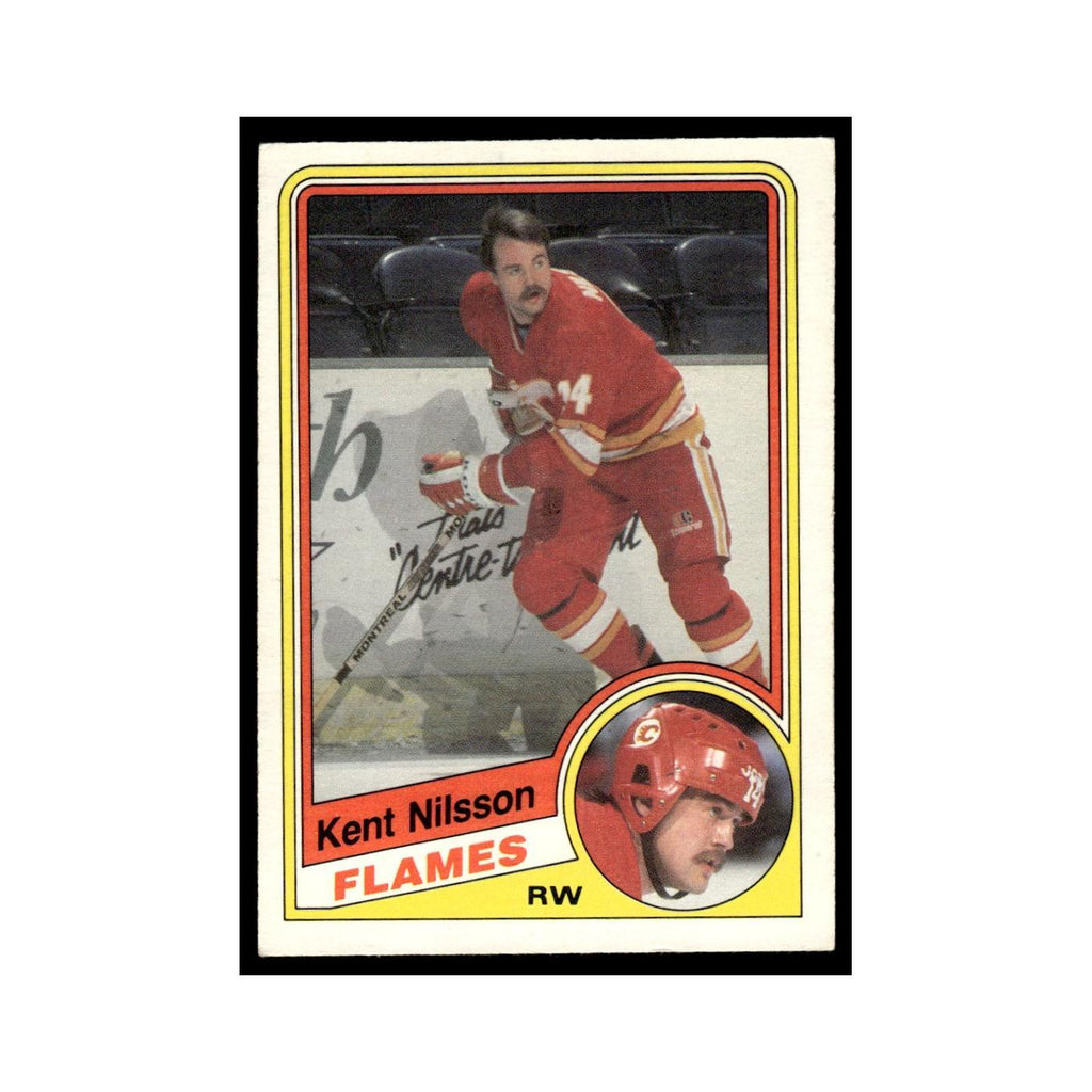 Kent Nilsson 1984 O-Pee-Chee #232 Calgary Flames Hockey Card EX