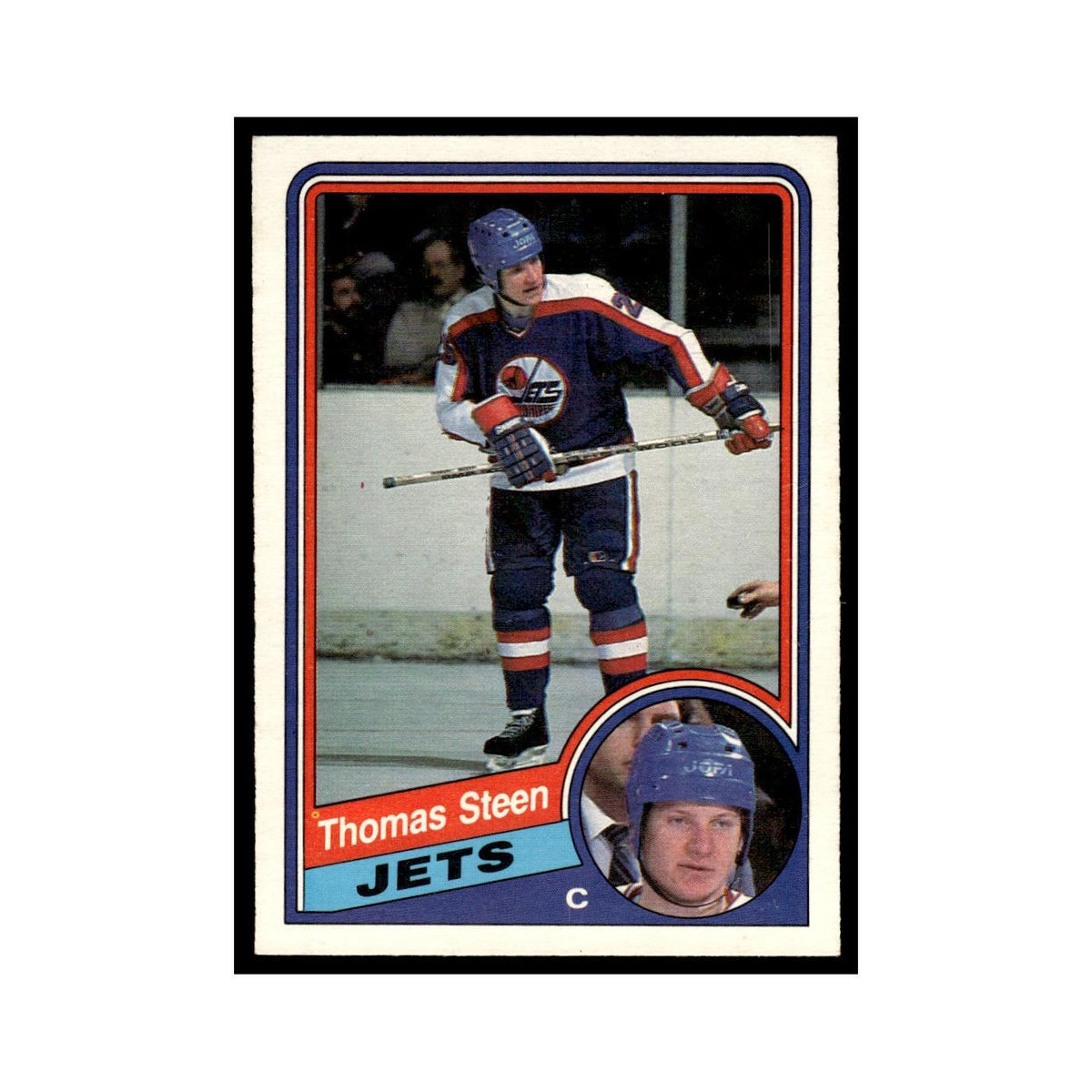 Thomas Steen 1984 O-Pee-Chee #348 Winnipeg Jets Hockey Card EX