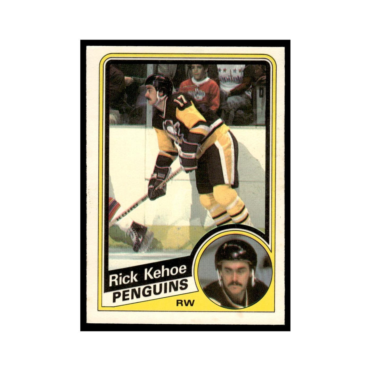 Rick Kehoe 1984 O-Pee-Chee #177 Pittsburgh Penguins Hockey Card EX