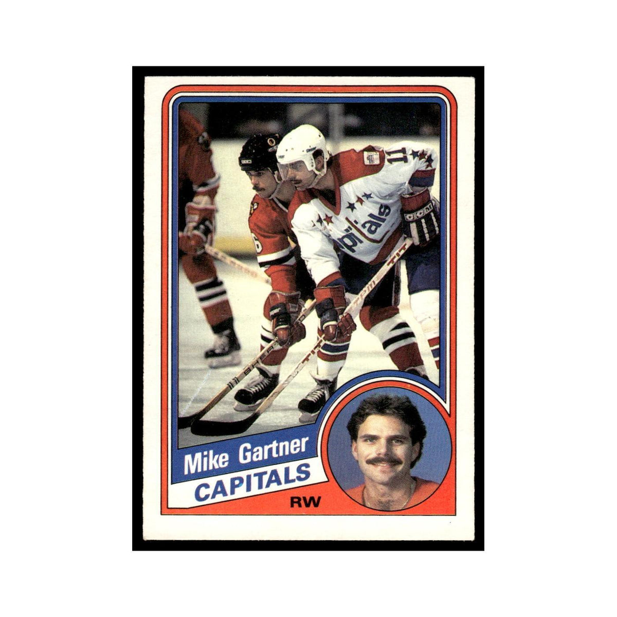 Mike Gartner 1984 O-Pee-Chee #197 Washington Capitals Hockey Card EX