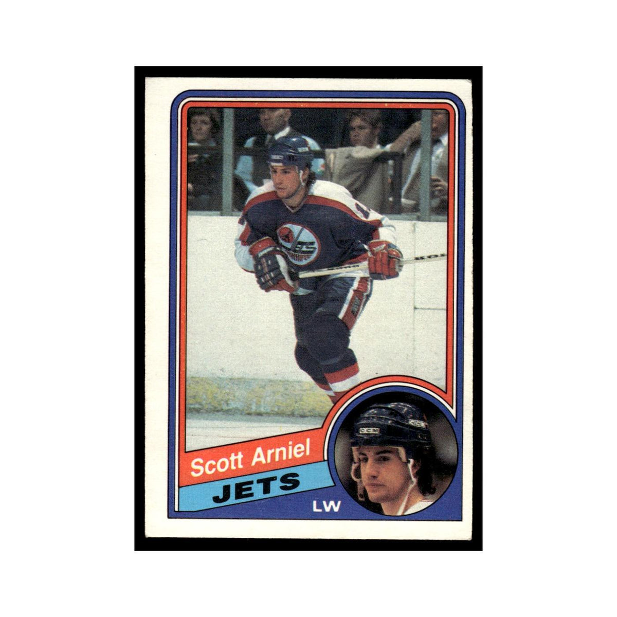 Scott Arniel 1984 O-Pee-Chee #333 Winnipeg Jets Hockey Card EX
