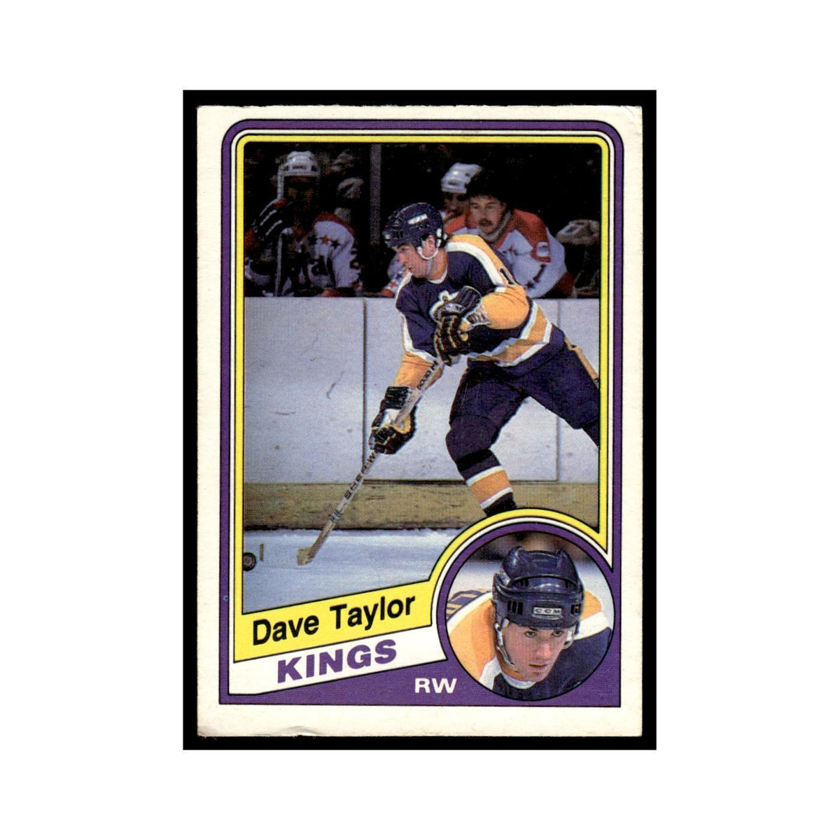 Dave Taylor 1984 O-Pee-Chee #92 Los Angeles Kings Hockey Card EX