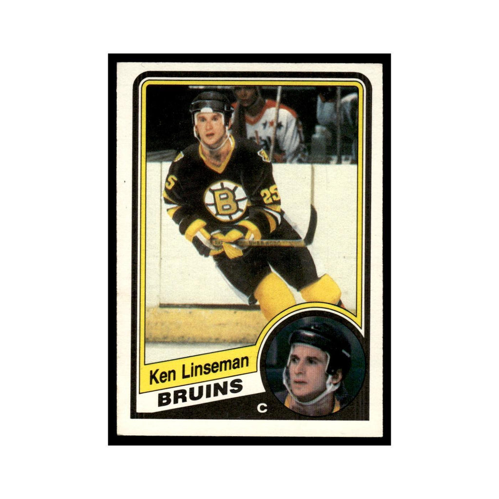 Ken Linseman 1984 O-Pee-Chee #7 Boston Bruins Hockey Card EX