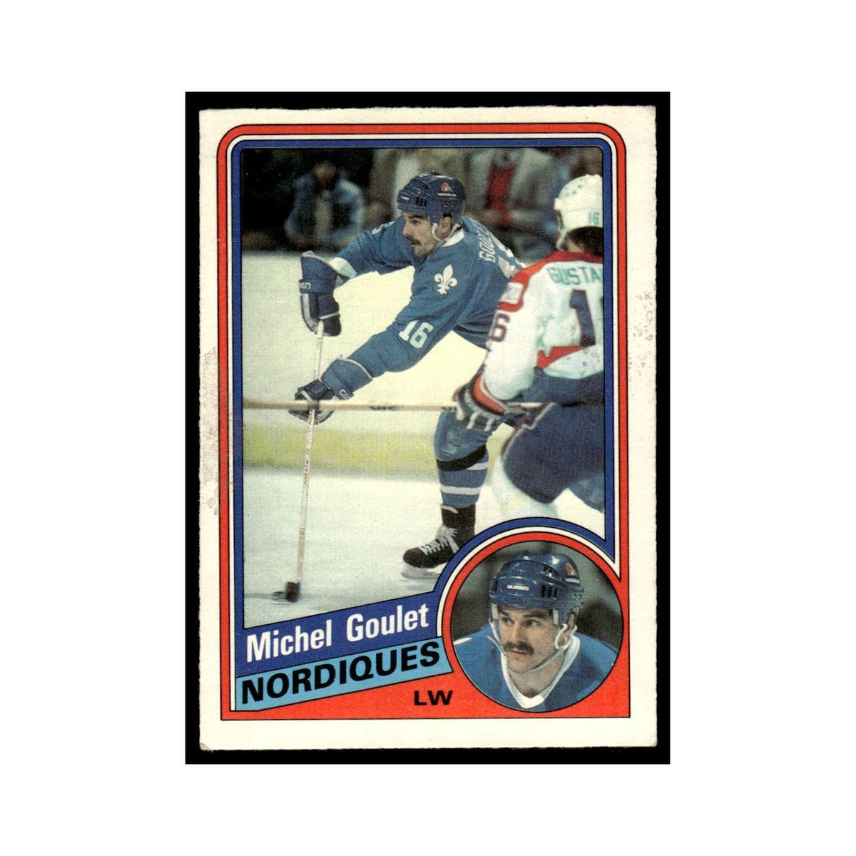 Michel Goulet 1984 O-Pee-Chee #280 Quebec Nordiques Hockey Card EX