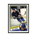 Doug Wickenheiser 1984 O-Pee-Chee #193 St. Louis Blues Hockey Card EX